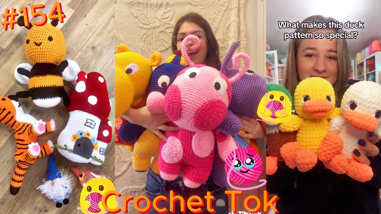 🧶💖 Crochet TikTok Compilation - Crochet Tok Fam 🧶💖 #154