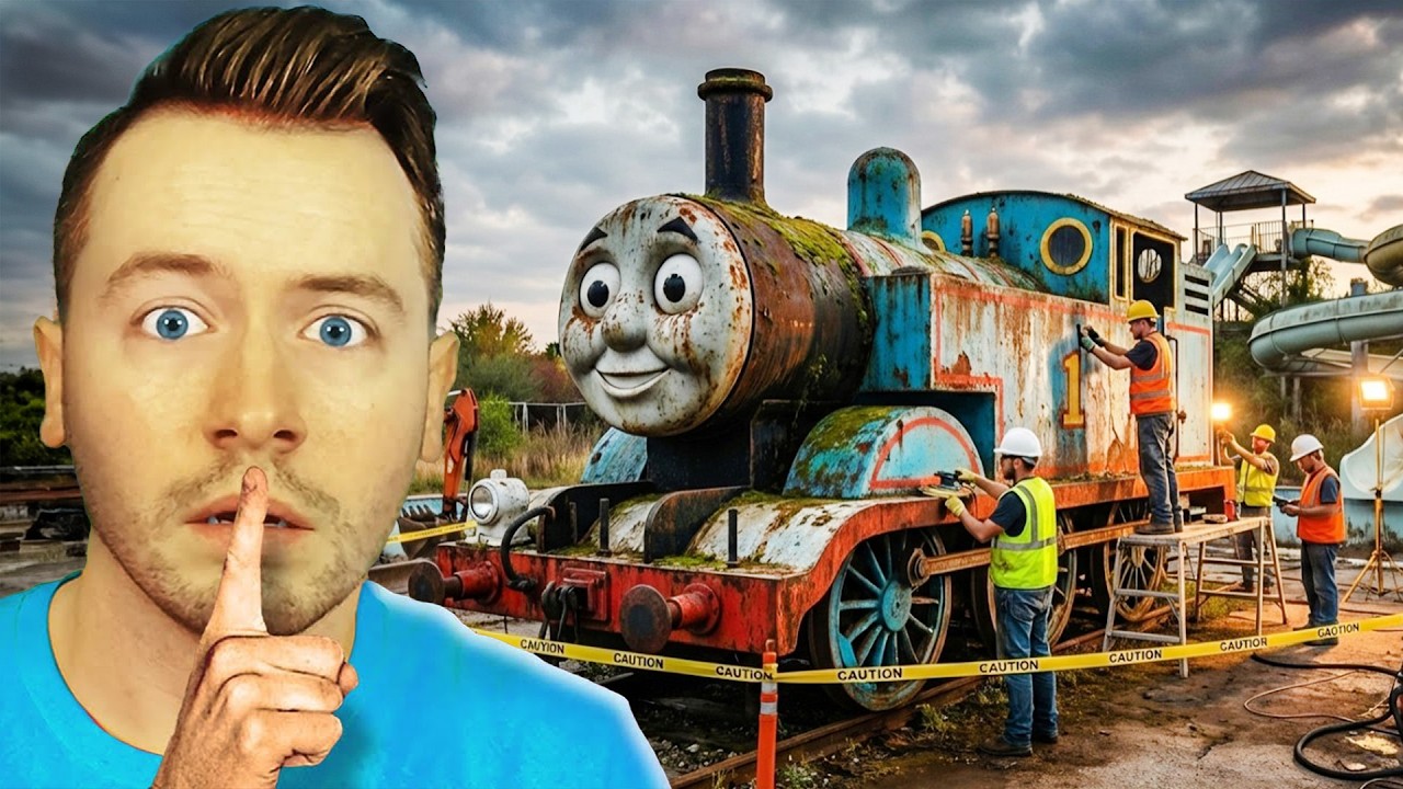 ER hat THOMAS DIE LOKOMOTIVE in einem WASSERPARK GEFUNDEN!🚃