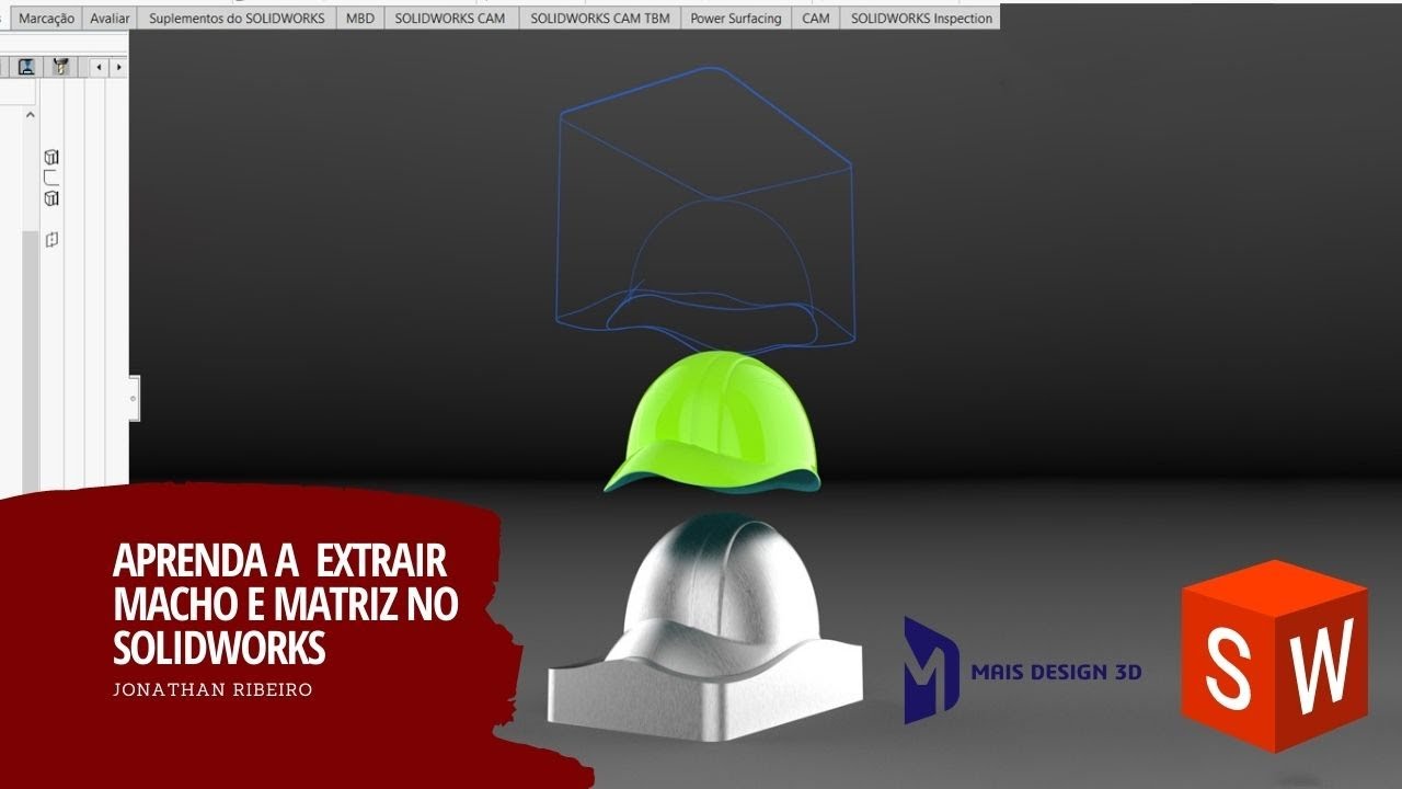TUTORIAL SOLIDWORKS - EXTRAINDO CAVIDADE DE FORMA FACIL E RÁPIDA