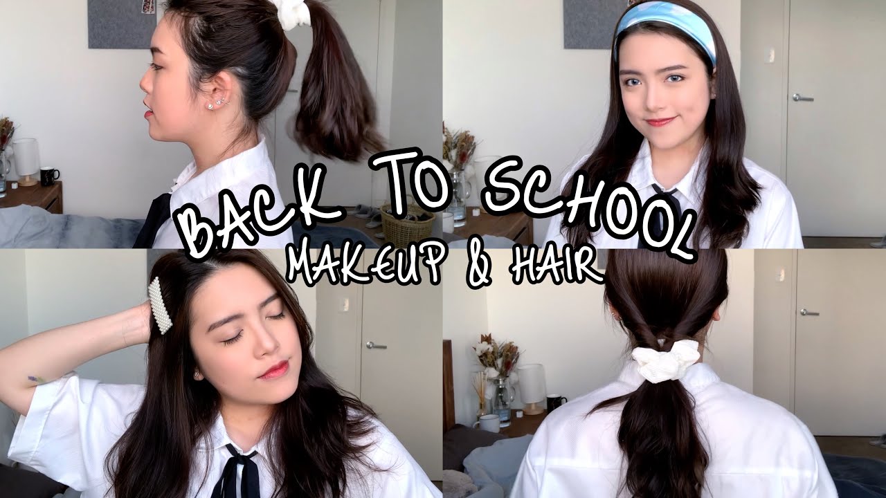 CHUẨN BỊ ĐI HỌC NHANH MÀ XINH: TRANG ĐIỂM TỰ NHIÊN, KIỂU TÓC ĐƠN GIẢN | #B2S (makeup&hairstyles)