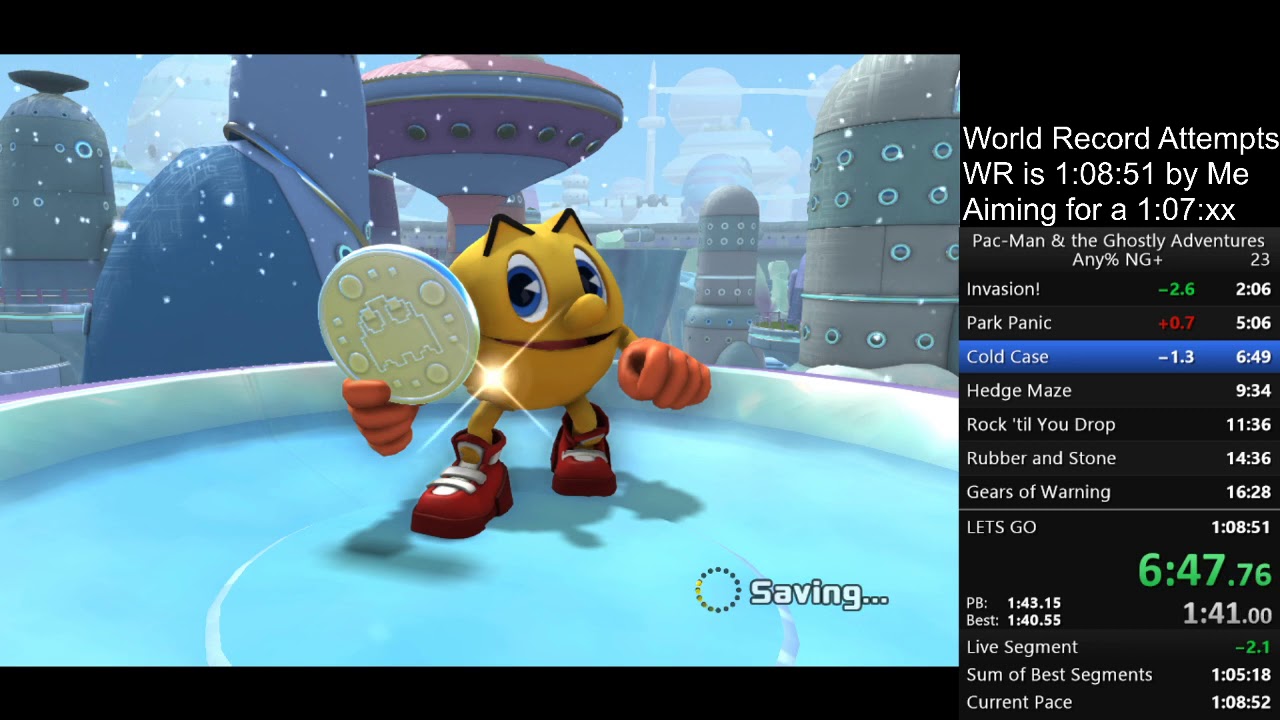 Pac-Man and the Ghostly Adventures Former WR in 1:05:55