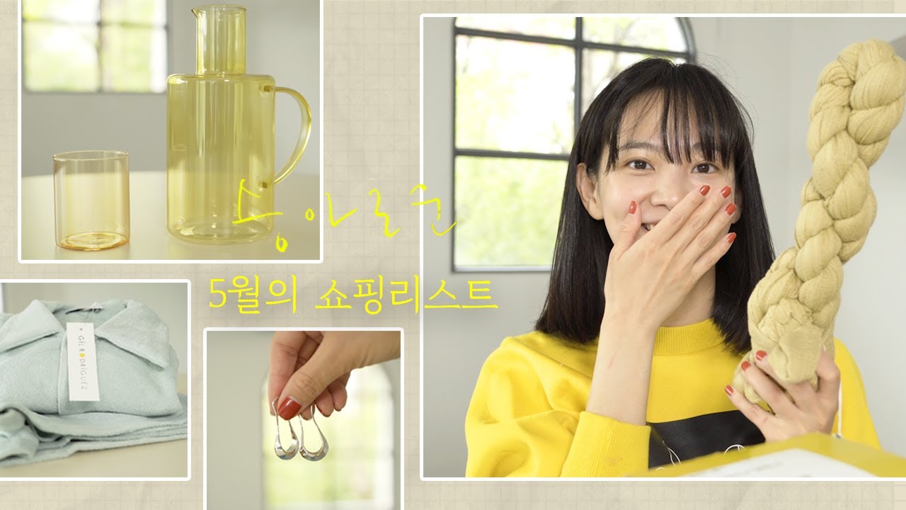 5월의 쇼핑리스트 / 승아로운 장바구니💛