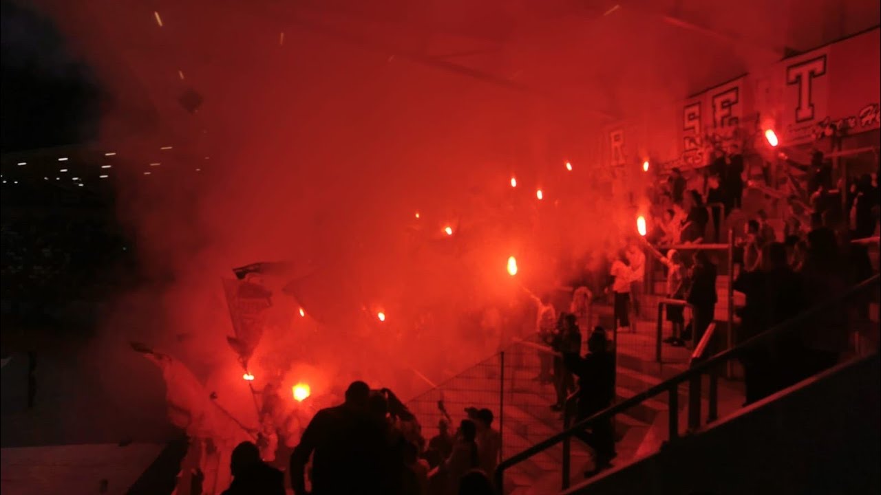 FLUTLICHTSPIEL: ROT-WEISS ERFURT : WACKER NORDHAUSEN - ALLE TORE - PYROSHOW