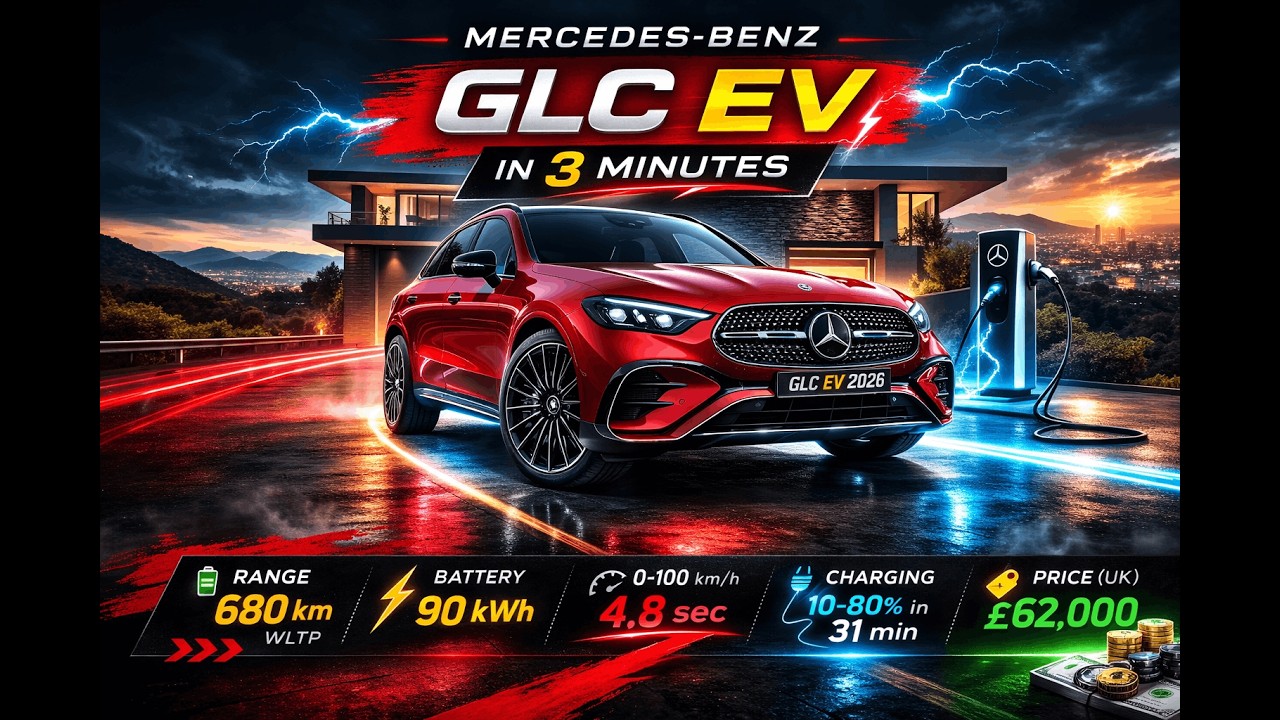 Mercedes-Benz GLC EV in 3 Minutes: Specs, Range & Price