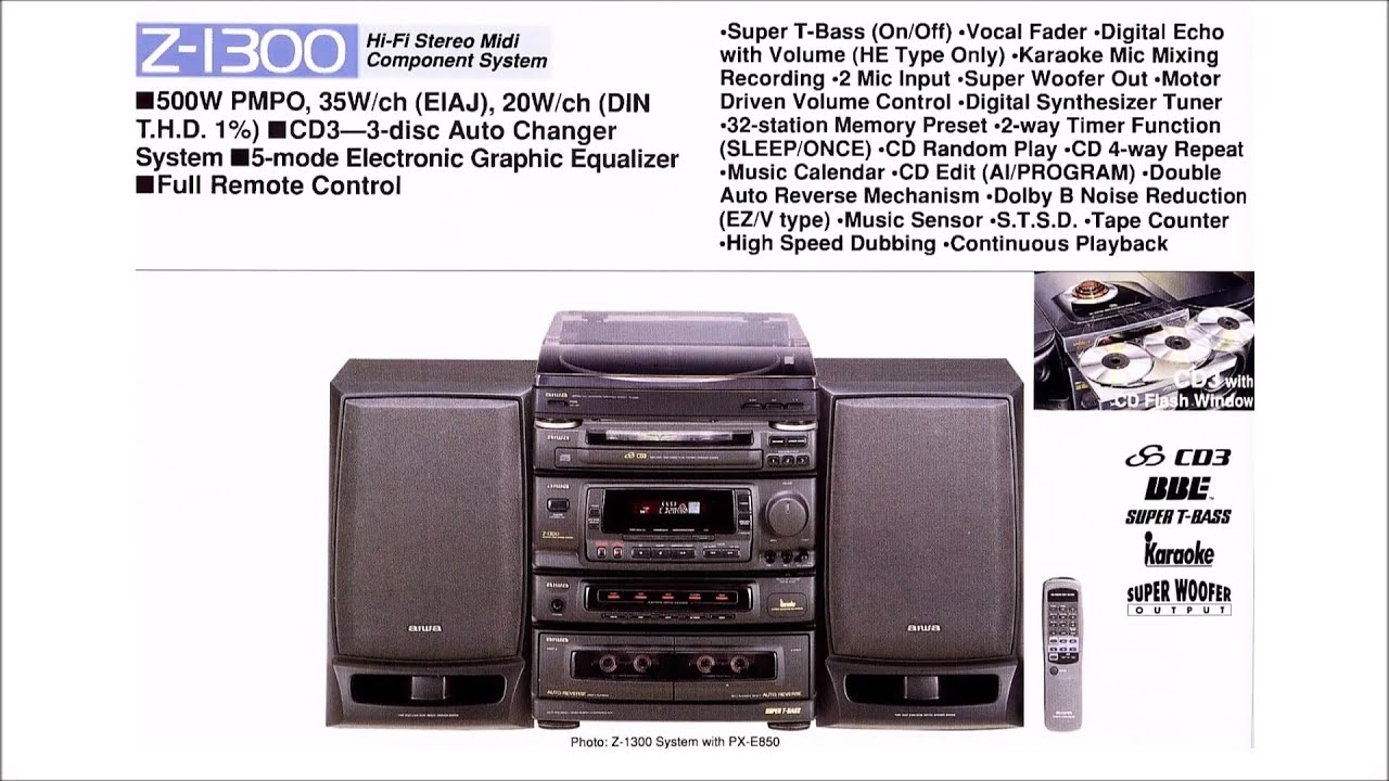Инструкция по эксплуатации Aiwa Z - 1300