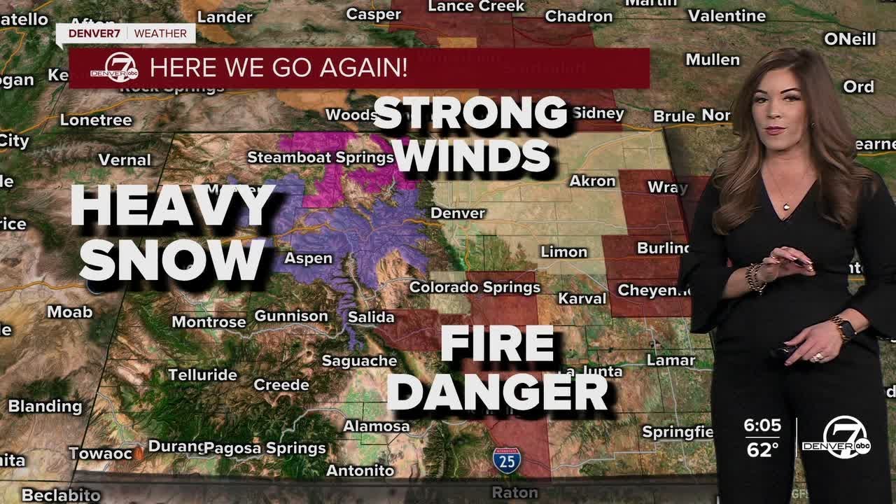 Gusty winds, high fire danger again in Denver metro Thursday