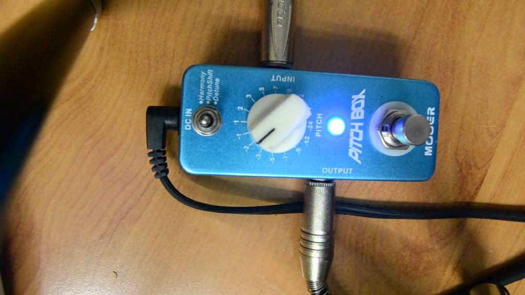 Mooer Pitch box on bass.Test drive @ THE LAB