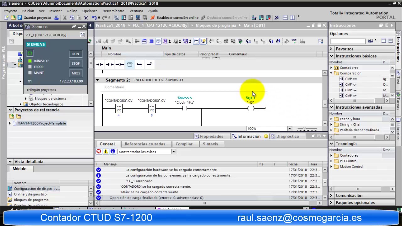 S7 1200 Contador CTUD