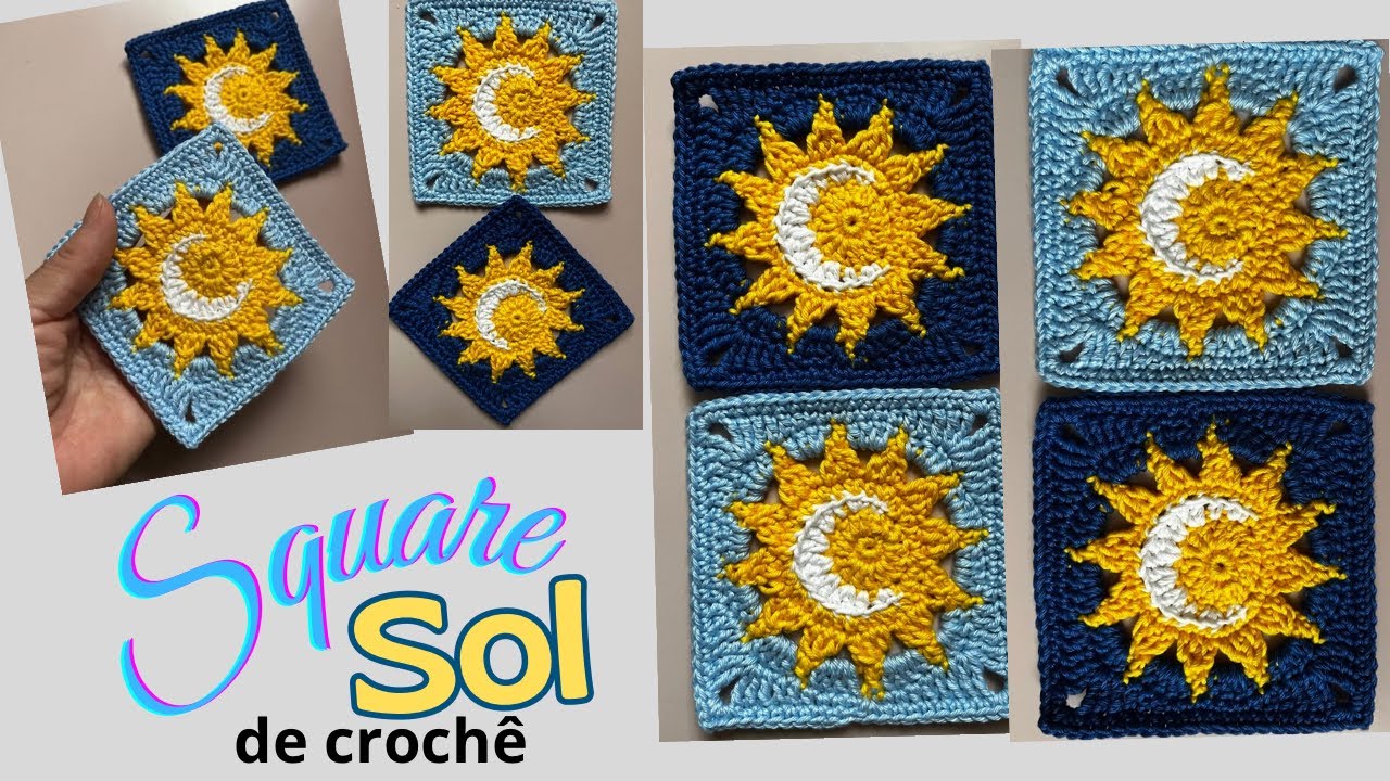 SQUARE  sol de crochê