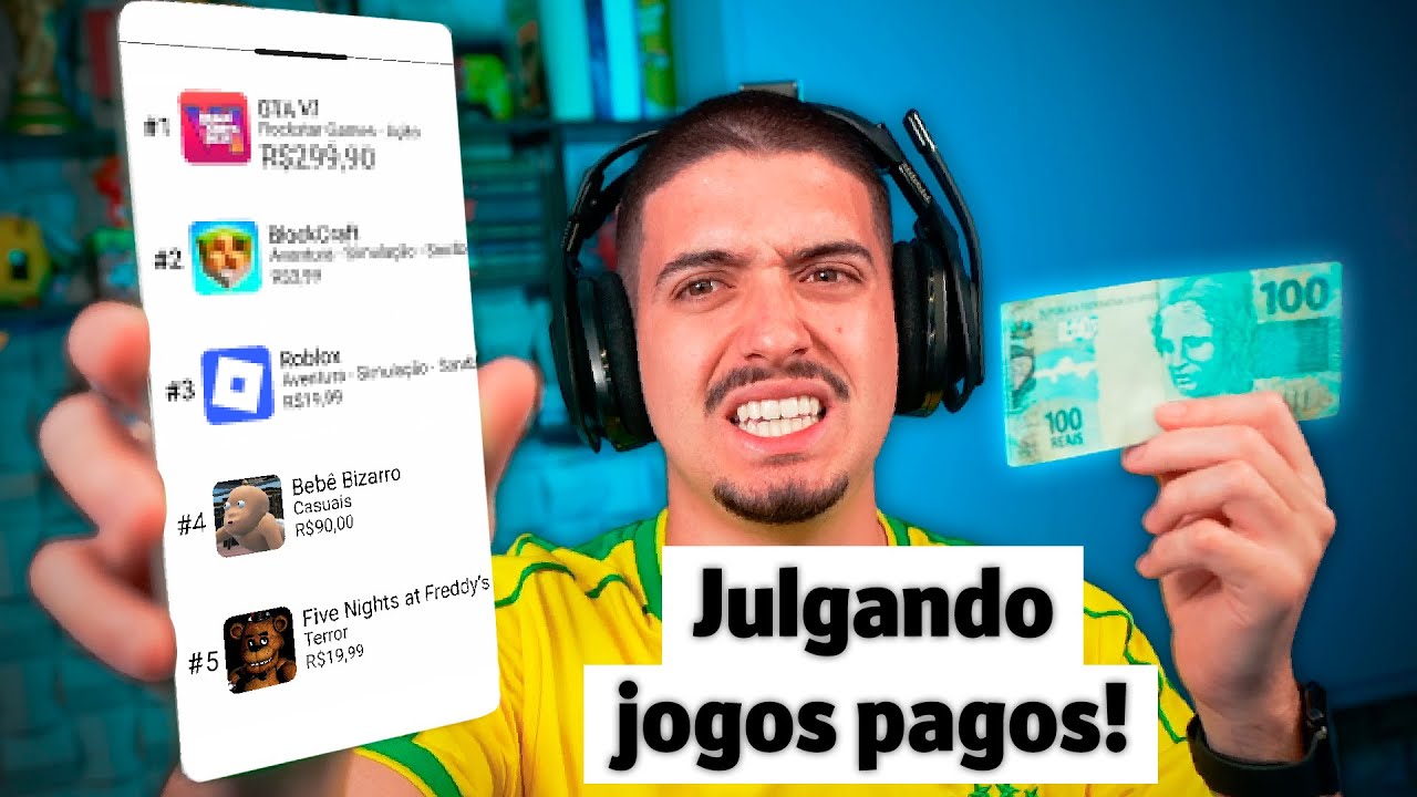 Gastei R$137,85 pra testar os JOGOS PAGOS mais jogados na Playstore