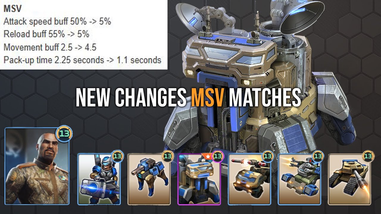 Still playable unit? These changes affect a lot... | C&C rivals (ML matches)