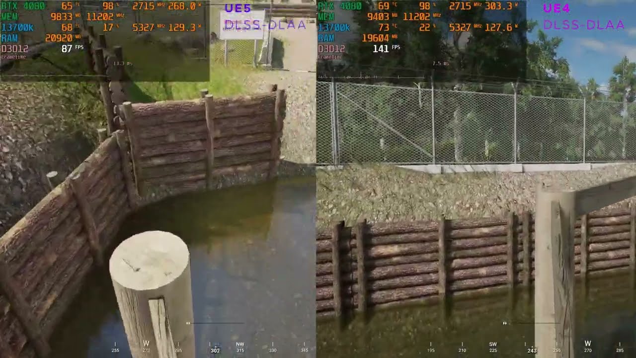 Squad Unreal Engine 5 vs 4
