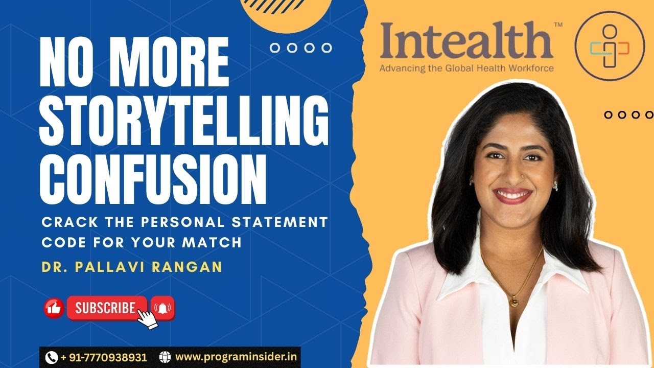How to Write a Strong Residency Personal Statement | Insights from Dr. Pallavi Rangan