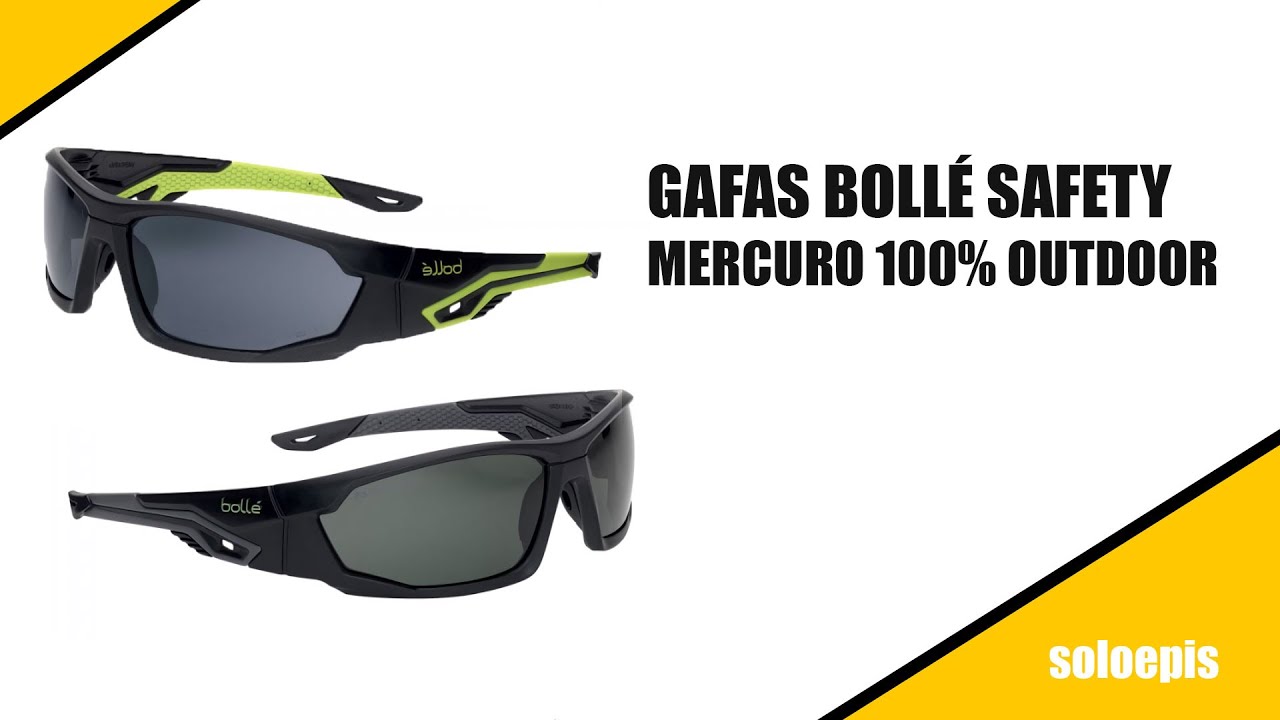Boll&eacute; Safety Mercuro -  Gafas de Seguridad 100% Outdoor