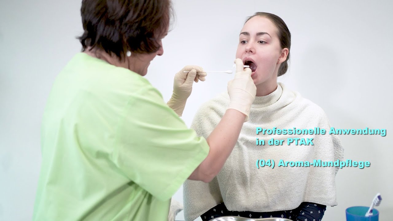 Professionelle Anwendung in der PTAK &ndash; (04) &ndash; Aroma-Mundpflege