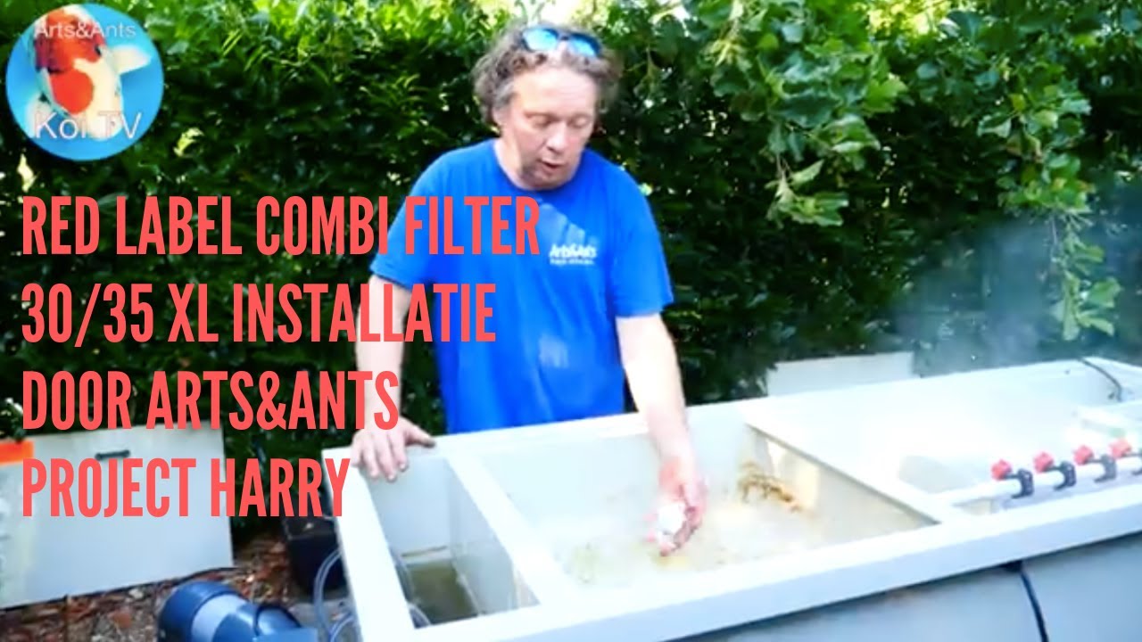 Red Label Combi Filter 30/35 XL installatie door Arts&Ants project Harry.