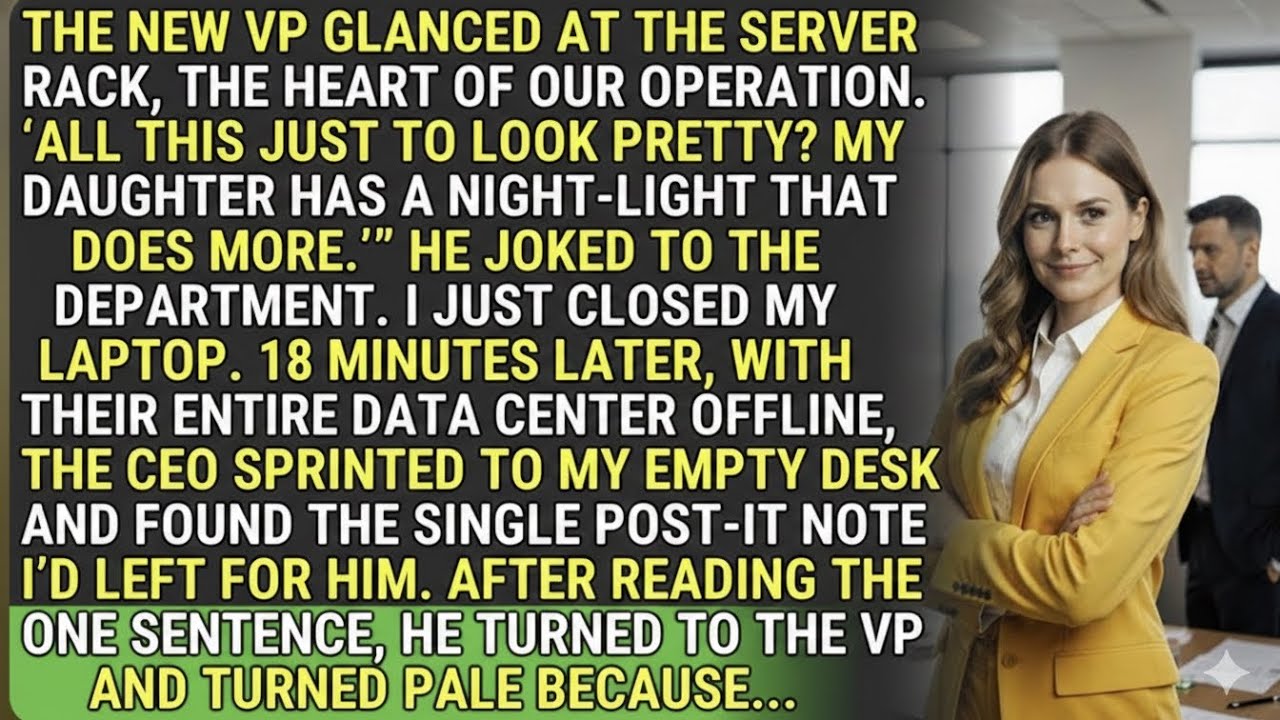 VP Mocked My Server Rack. 18 Minutes Later, His Career Crashed. | #CareerEndgame