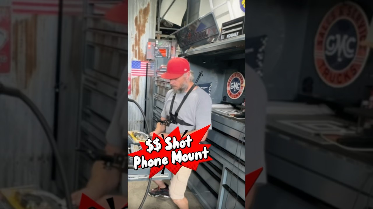 Strap on phone mount to get the perfect money shot!!  Many angles and advantages.