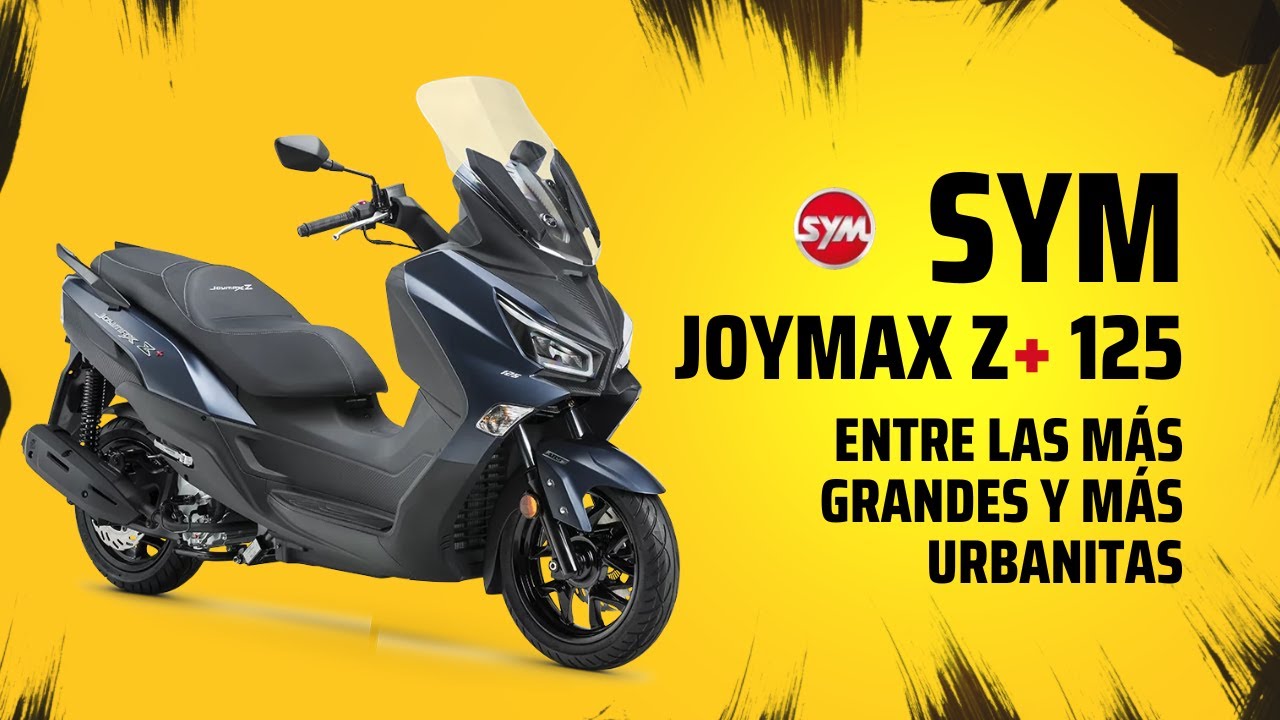 🏍 SYM JOYMAX Z+ 125 entre las más GRANDES y más URBANITAS 👌 / SuperMotor.Online