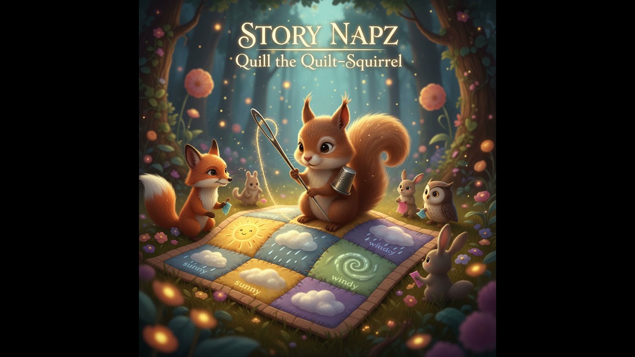 Quill the Quilt‑Squirrel and the Weather‑Quilt