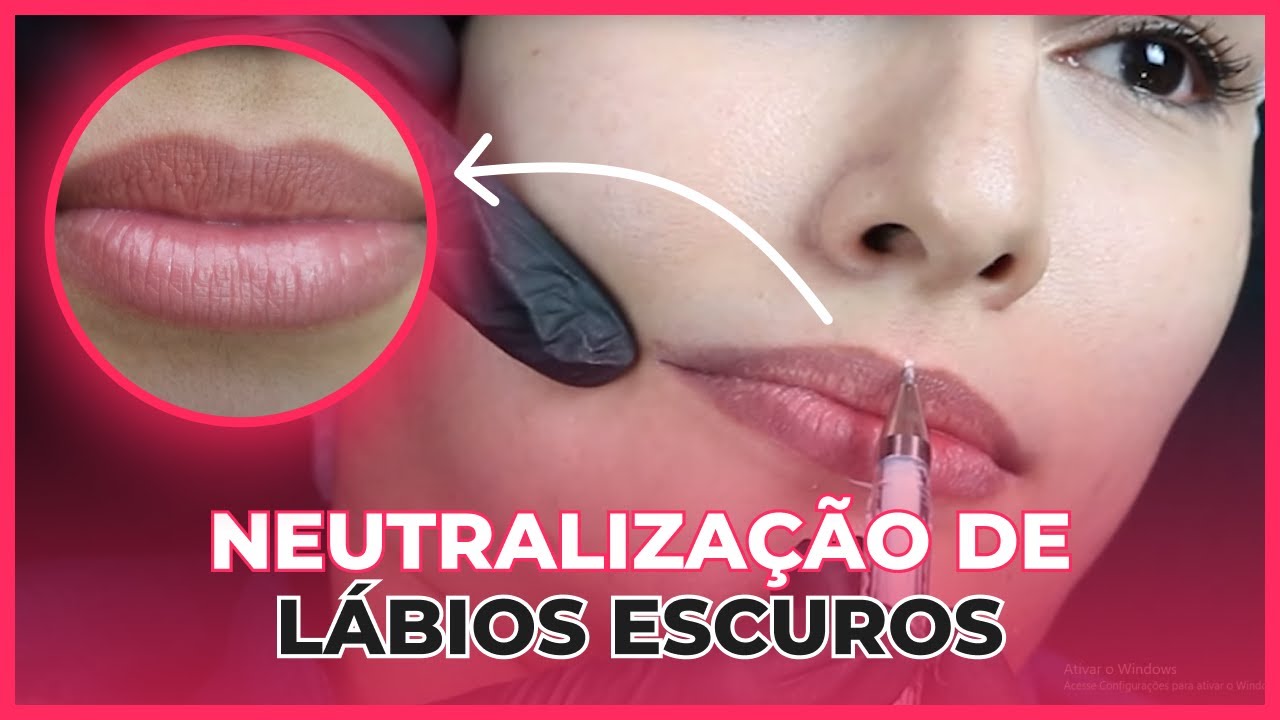 Micropigmentação Labial - Neutralização de Lábios Escuros