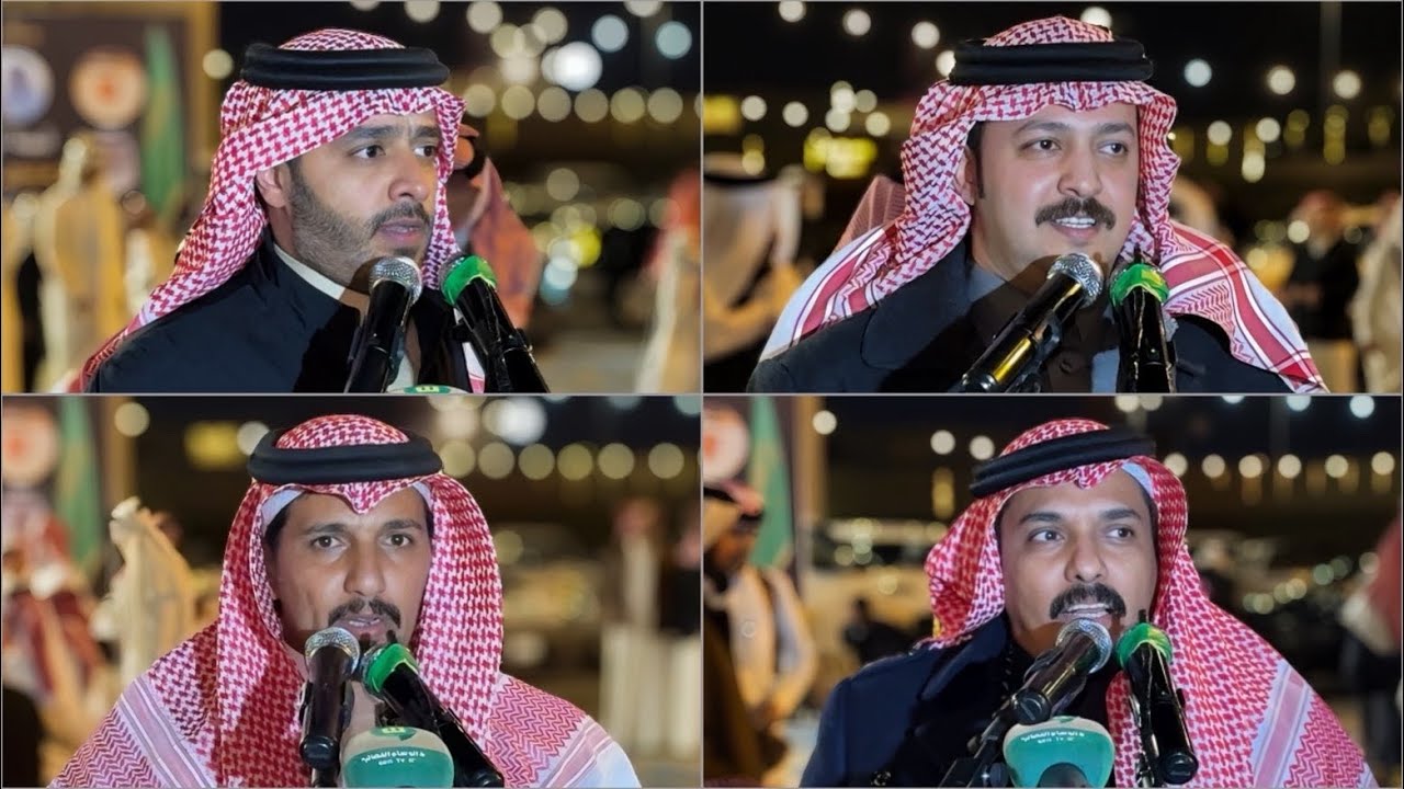 محاورة حماسية - بندر الاحمري - مديهش الاحمري -علي العبسي - أحمد بن زروق - حفلة بللحمر ١٤٤٧/٥/