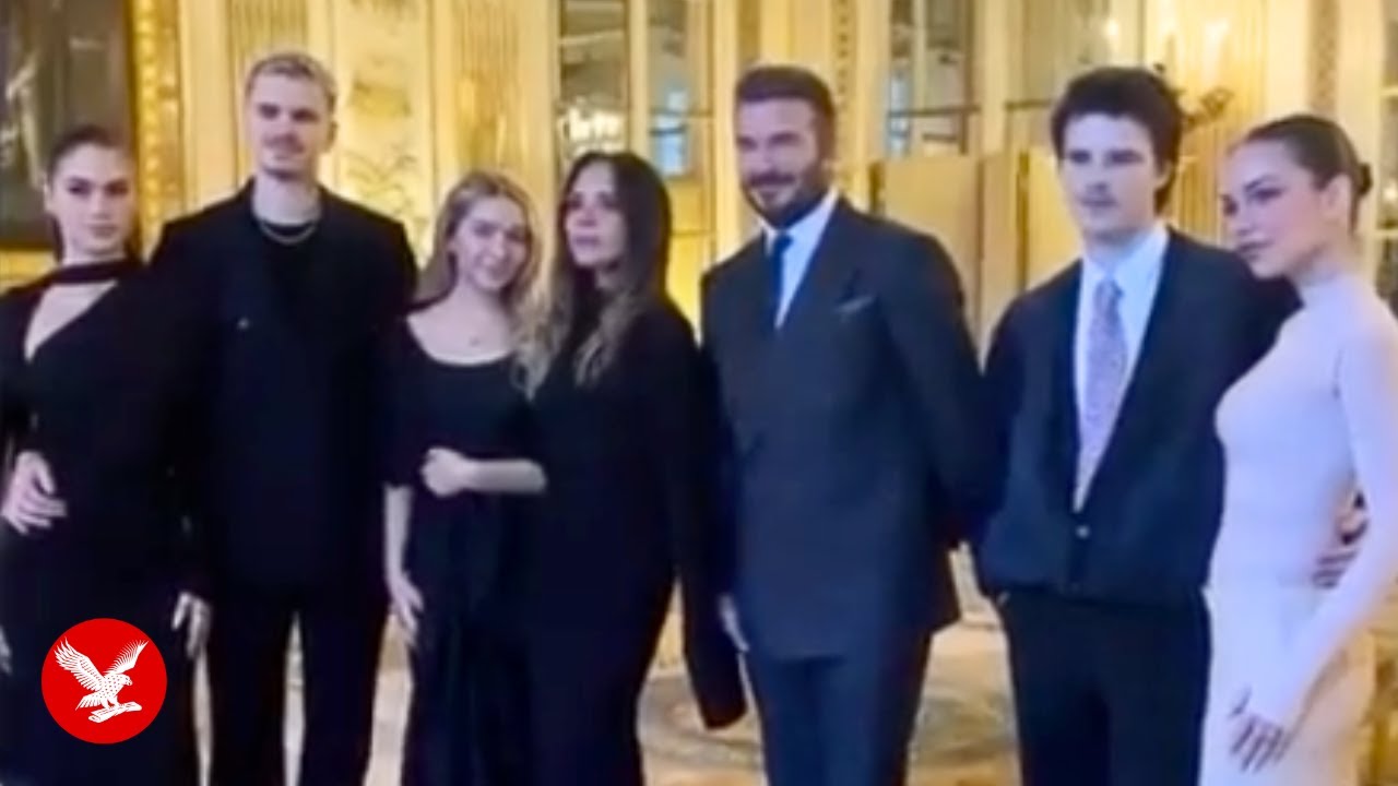 Beckham family join Victoria to celebrate French fashion honour after Brooklyn row
