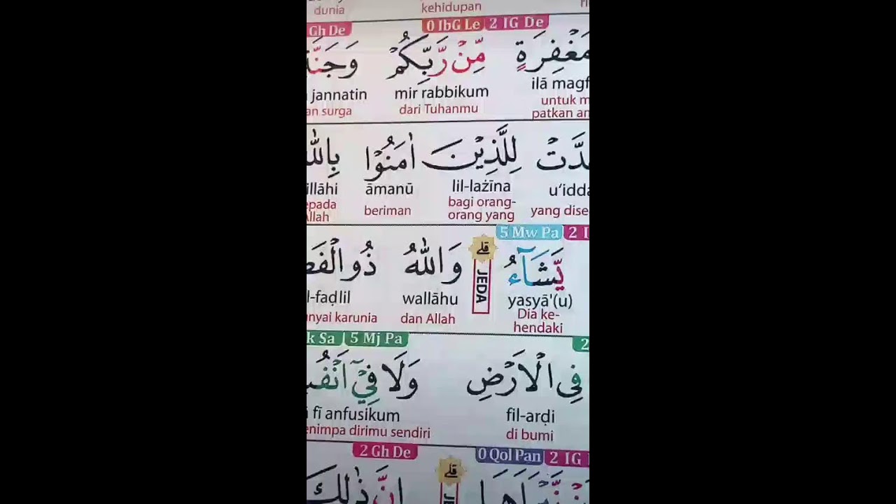 TERANGI HATI DENGAN BACAAN QURAN ||BELAJAR QURAN
