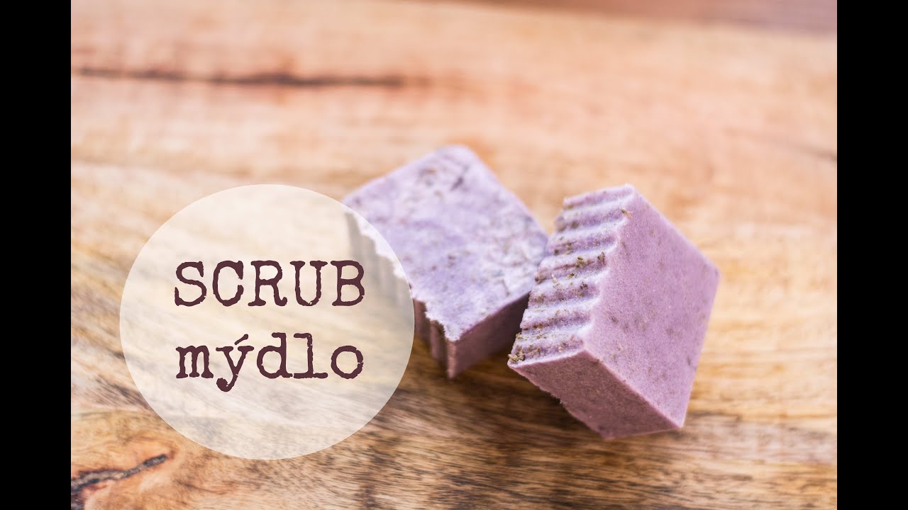 Scrub mýdlo DIY | peelingové mýdlo | DIY dárek | nápad na dárek