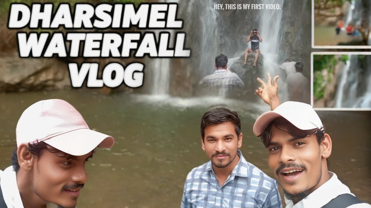 My first vlogs || આ વિડીયો મારો પહેલો છે ||Hey, this is my first vlogs //waterfalls dharsimel//
