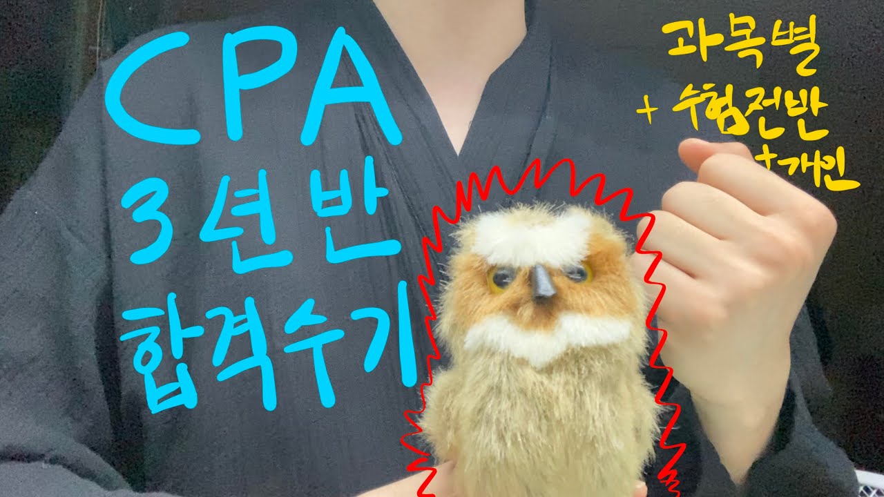 CPA 합격수기 (QnA 기반)