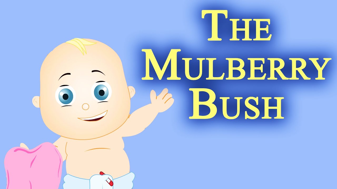 Here We Go Round The Mulberry Bush - Nursery Rhymes for Kids