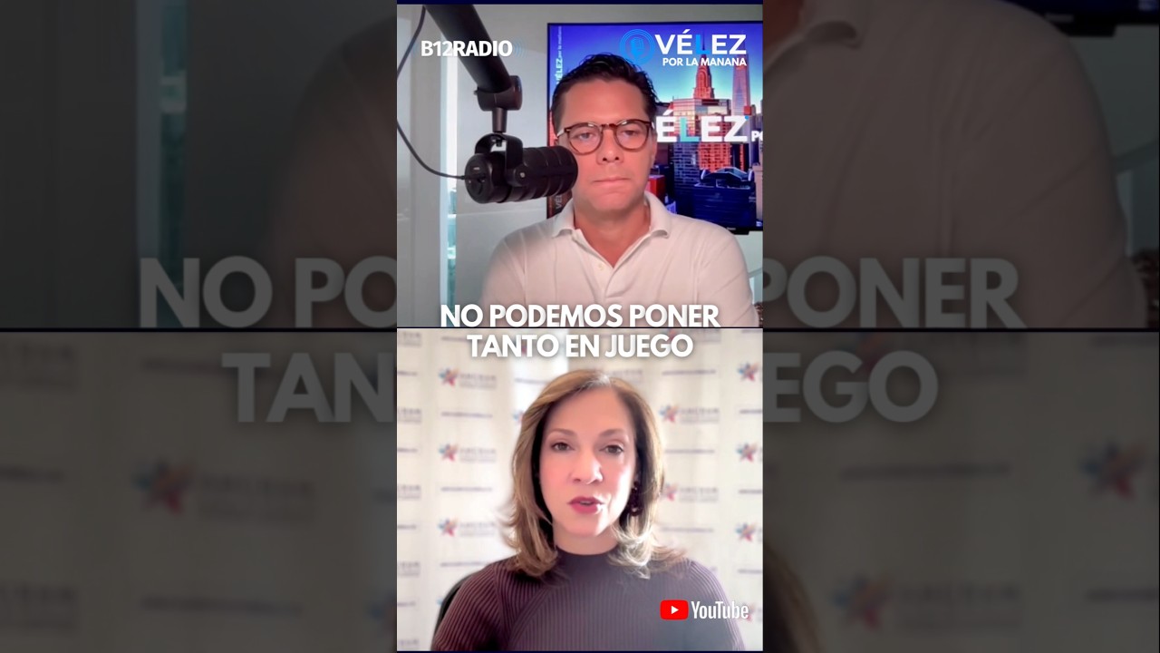 No podemos poner tanto en juego - Maria Claudia Lacuture Pdte AMCHAM  #velezporlama&ntilde;ana #B12Raduo