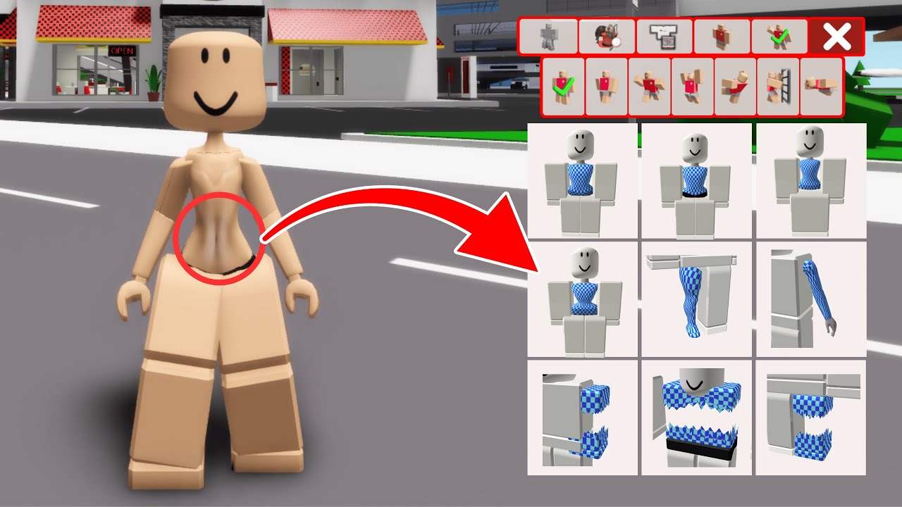 Как получить тонкую талию в Брукхейвене БЕСПЛАТНО! ✨💅