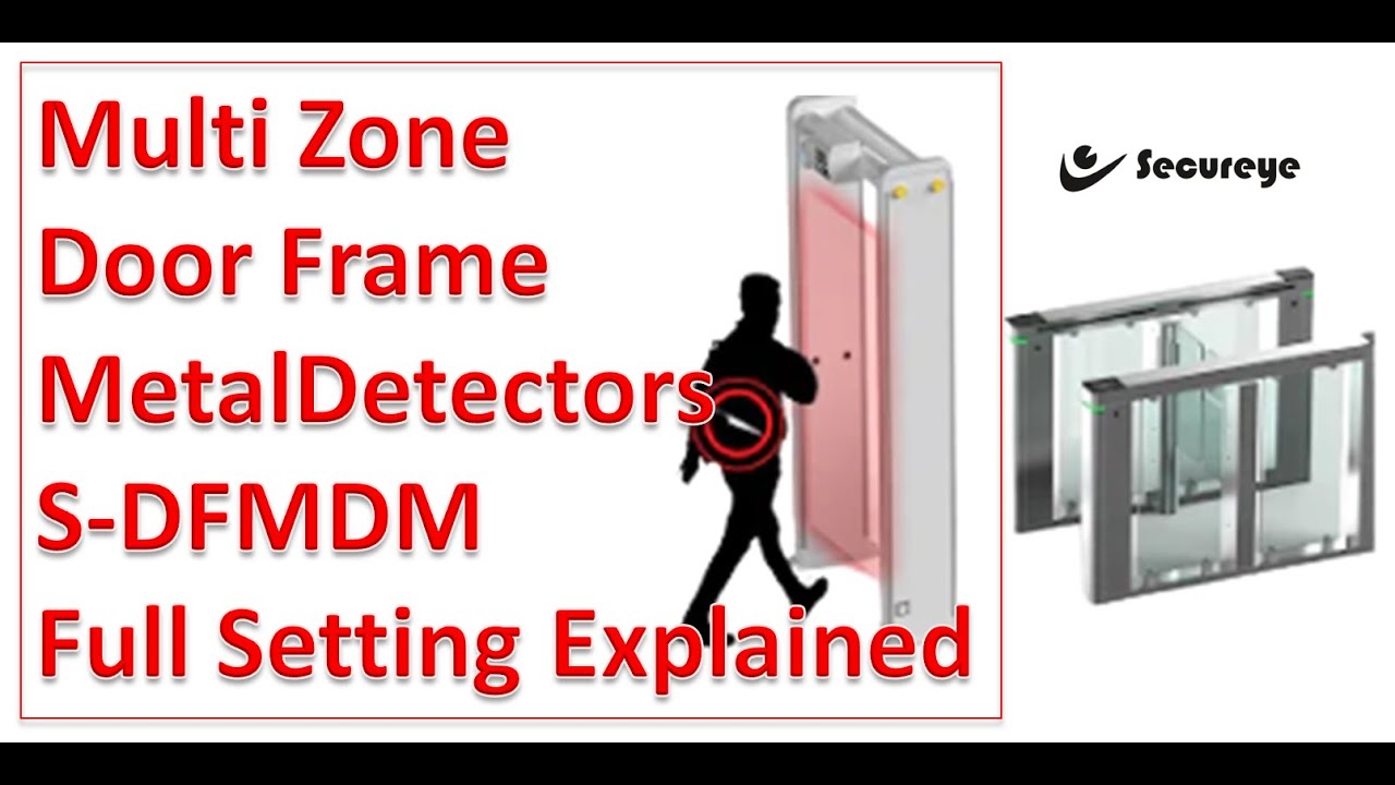 Secureye Metal Detector Gate | Full Setting | S-DFMDM |
