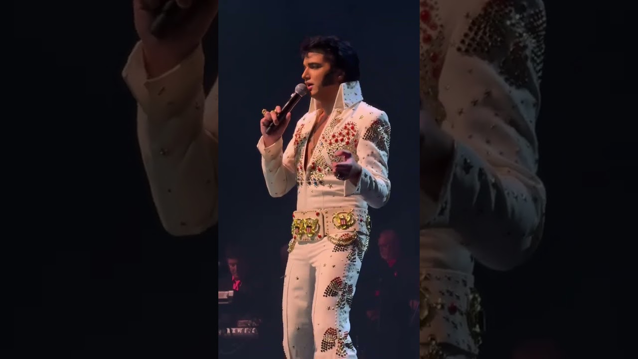 Jimmy Holmes as Elvis singing My Way at the 2025 Ultimate Elvis contest in Memphis. 