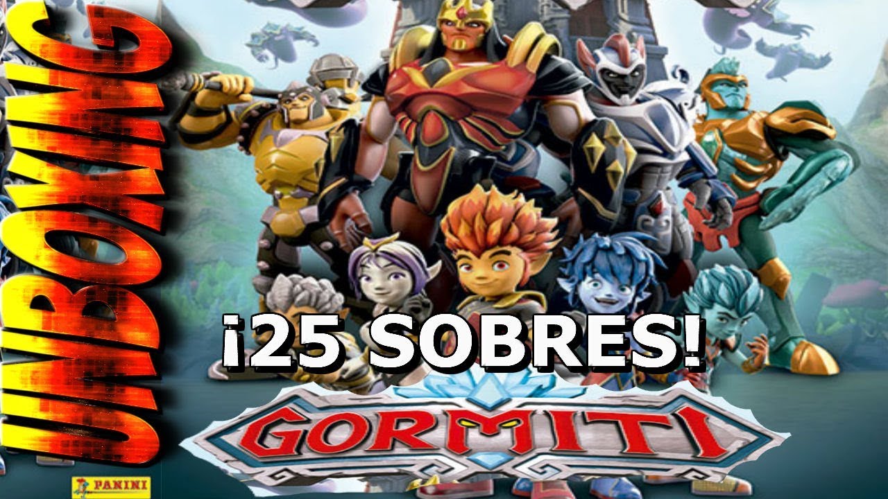 NUEVOS GORMITI UNBOXING 25 sobres blind bag | Gormiti action Cards Panini