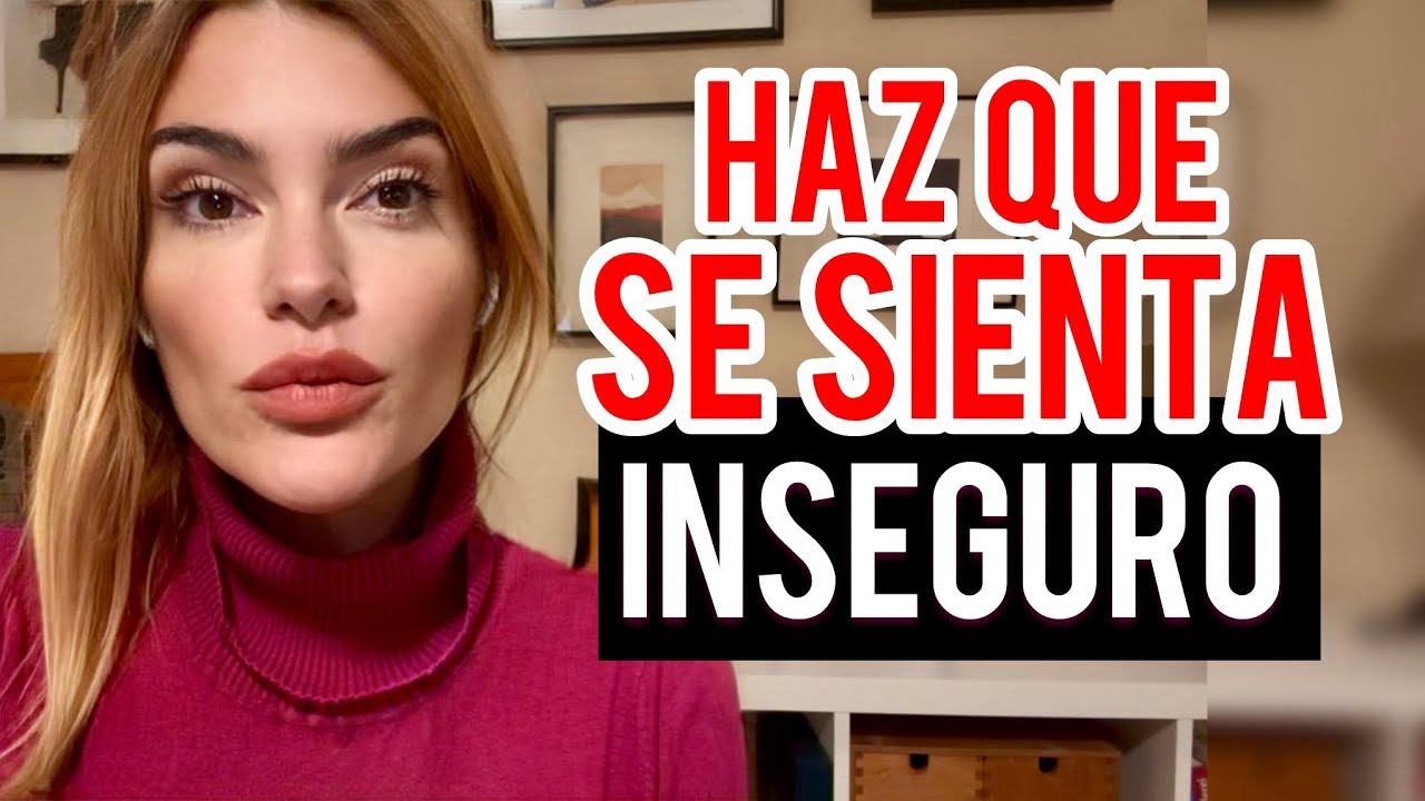 RECUPERA EL CONTROL DE LA CONEXIÓN PROVOCANDO CON ESTAS CONDUCTAS SU INSEGURIDAD