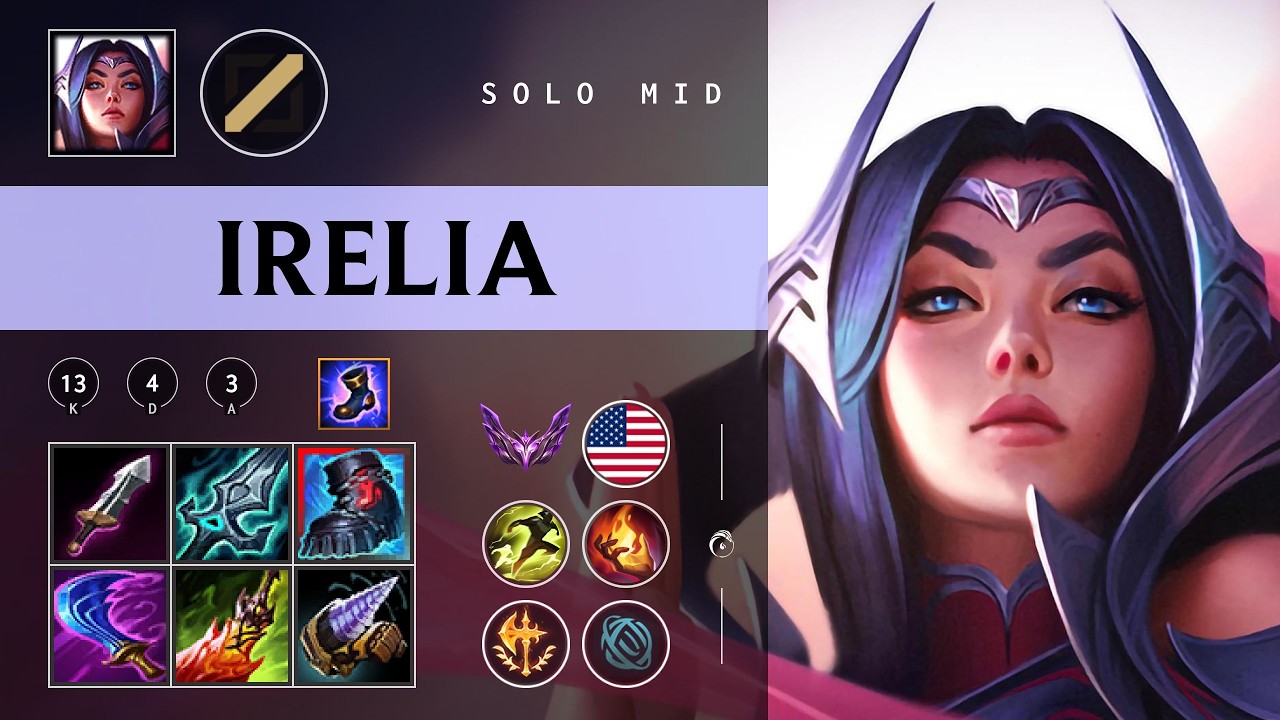Irelia Mid vs Diana - NA Master Patch 26.05