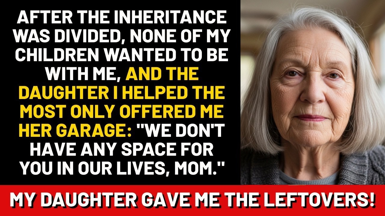 After the inheritance was divided, none of my children wanted to be with me, and the daughter...