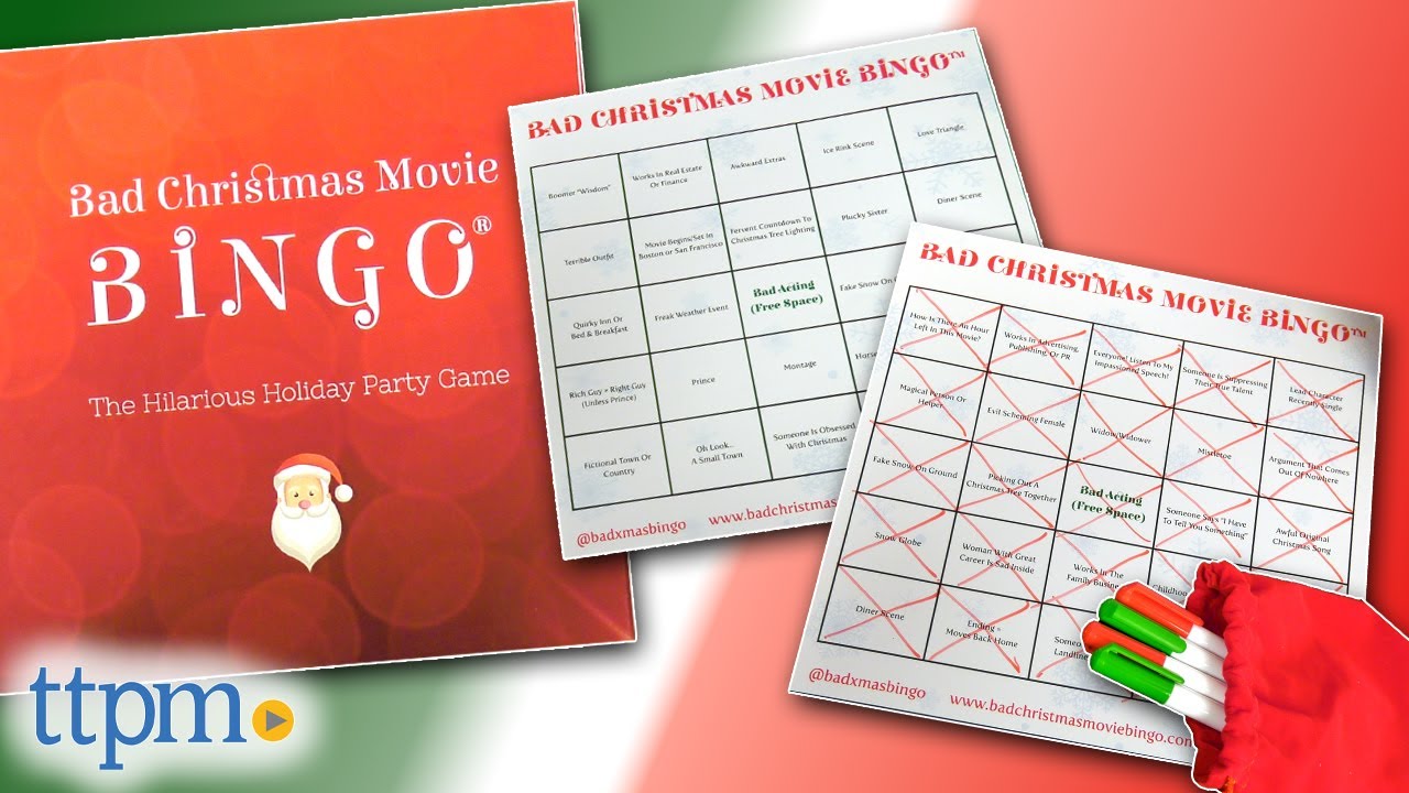 Bad Christmas Movie Bingo Game Instructions + Review!