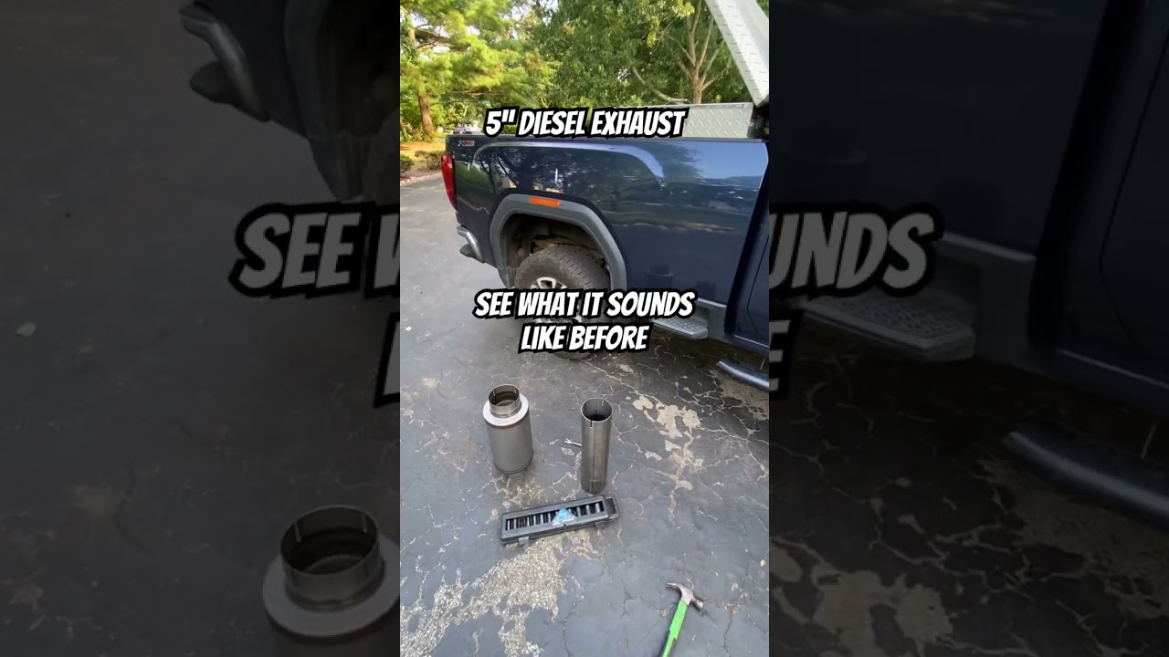 L5P Duramax Diesel z tłumikiem i bez @spelabofficial #duramax #diesel #wydech #ł&oacute;dź