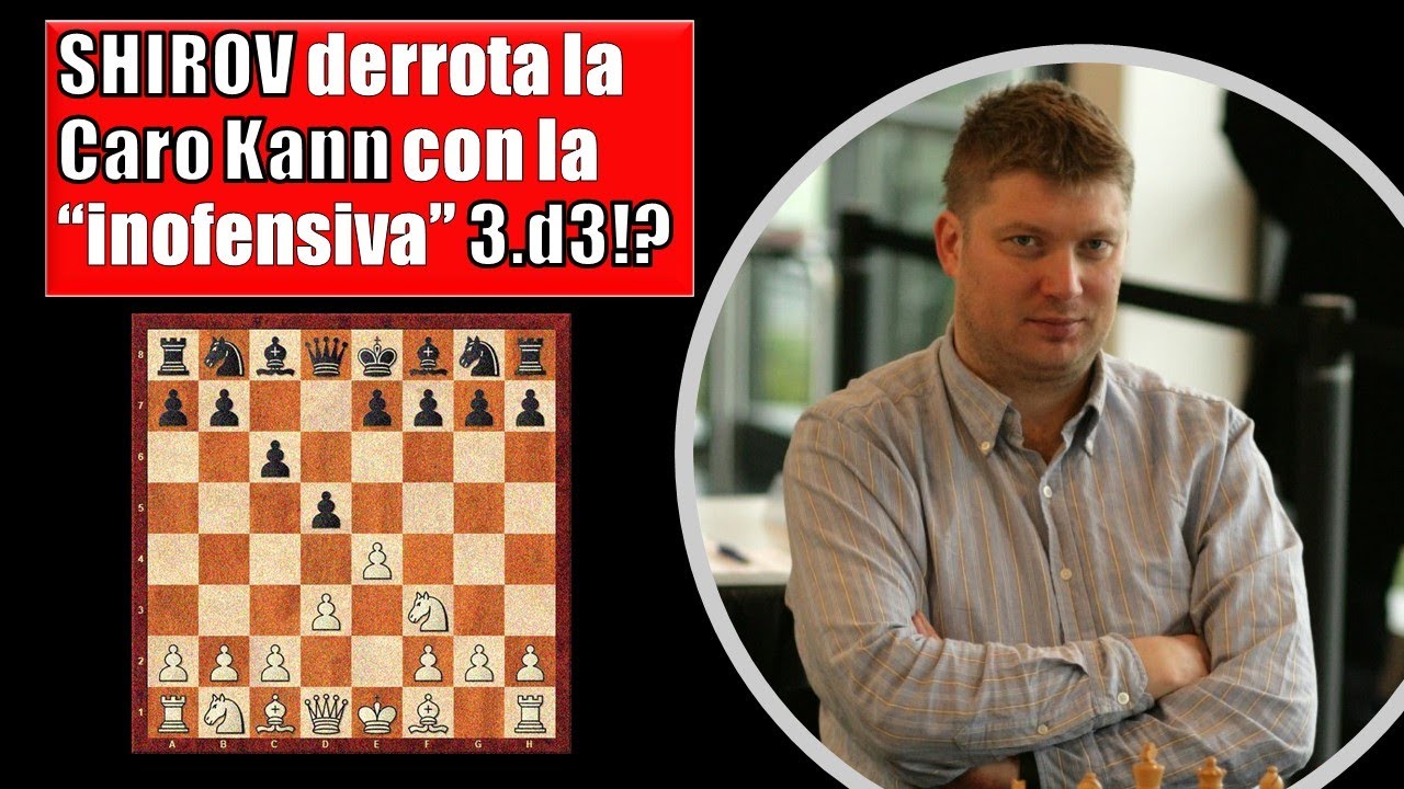 Shirov derrota la Caro Kann con la 