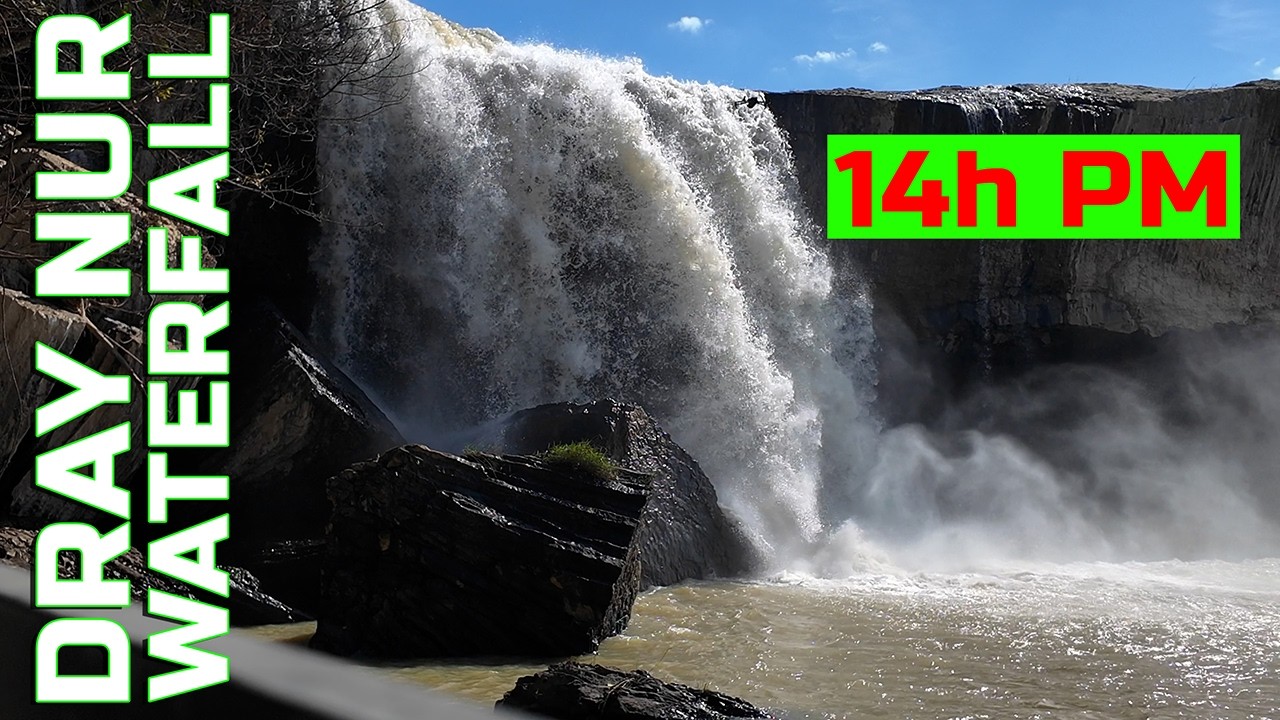 Heavy Waterfall Sounds (Brown Noise for Sleep) - 20m Close Up | Dray Nur