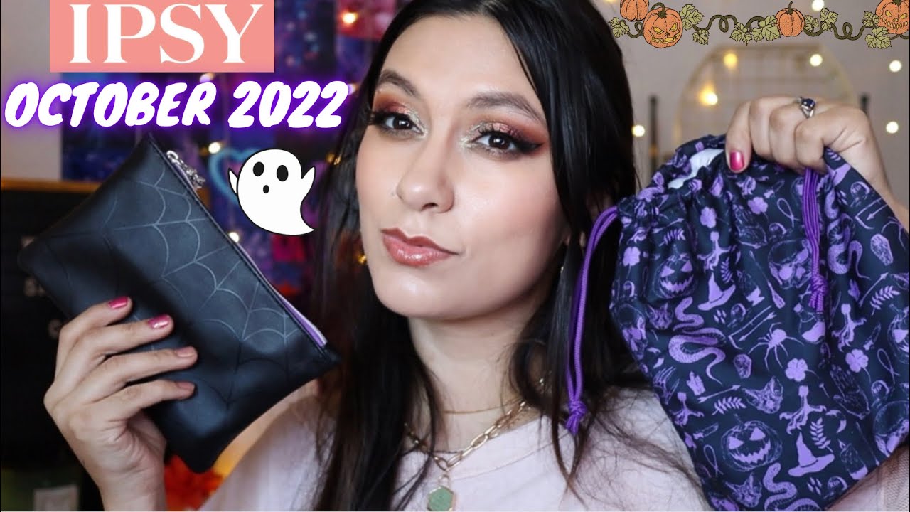 IPSY OCTOBER 2022 GLAM BAG & GLAM BAG PLUS PR UNBOXING