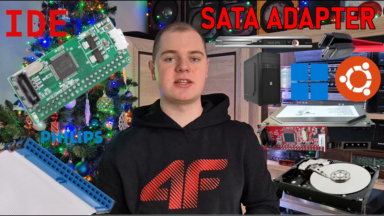 ADAPTER DYSKU IDE PATA ATA -  SATA SERIAL ATA Gembird Seagate Windows Linux Ubuntu Philips