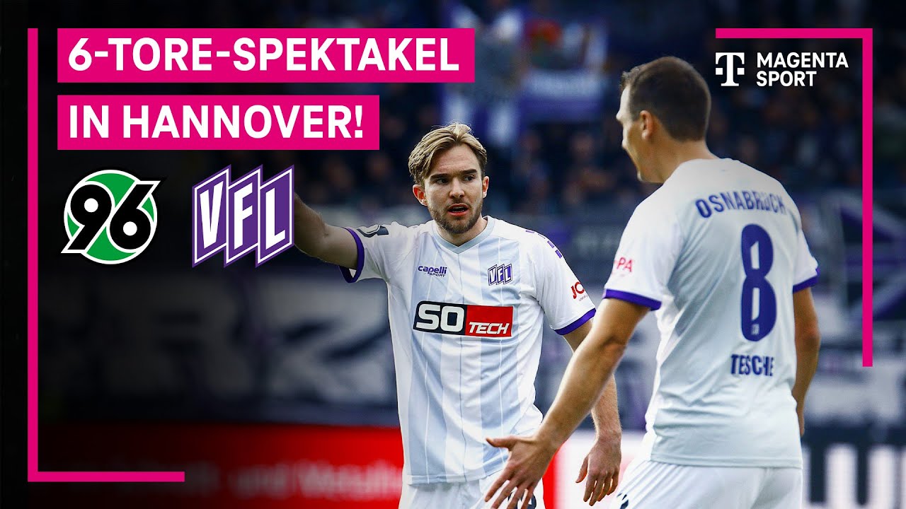 Hannover 96 II - VfL Osnabrück, Highlights mit Live-Kommentar | 3. Liga | MAGENTA SPORT