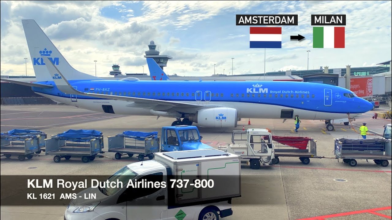 KEEPING HIGH STANDARDS! | KLM 737-800 | Amsterdam ✈ Milan LIN | Economy Class