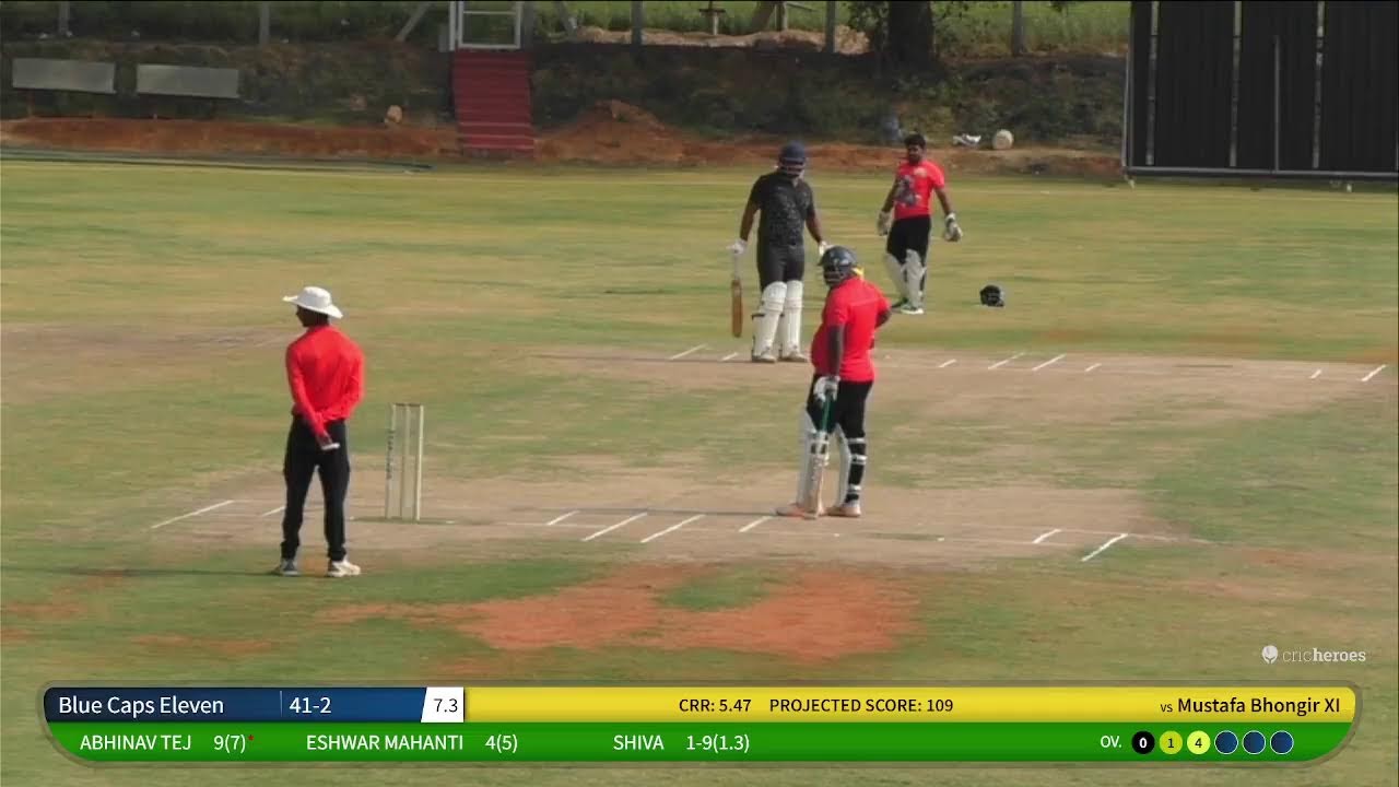 Mustafa Bhongir XI vs Blue Caps Eleven(CCL SEASON 1)