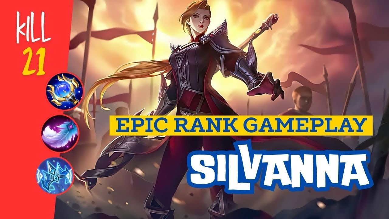 AKUN BARU! Solo Rank Epic - Silvanna 21 Kill + Maniac!!!